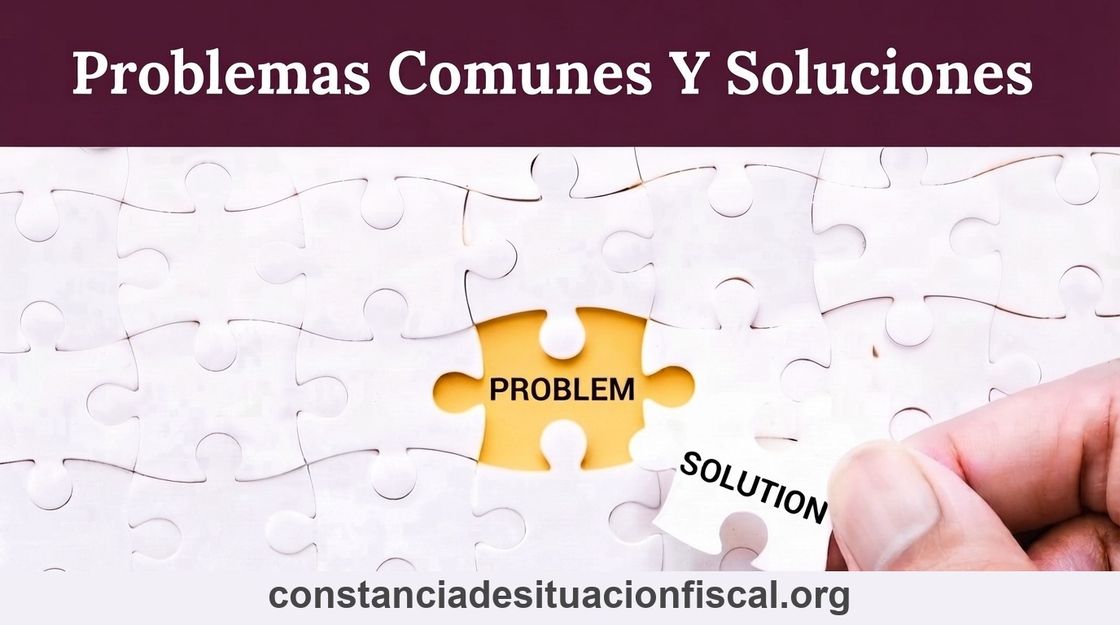 Problemas comunes y soluciones al obtener la constancia de situación fiscal gratis en el SAT